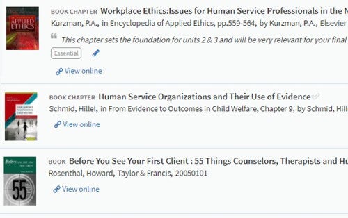 Electronic academic course materials