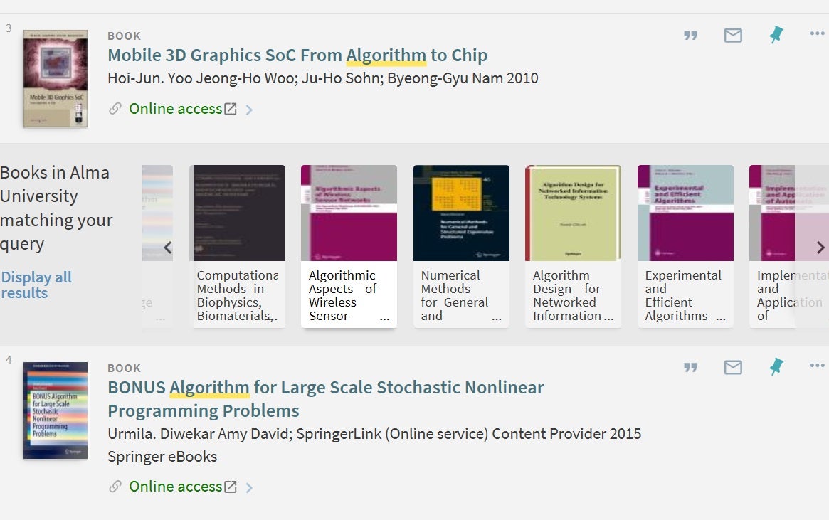 library exploration services