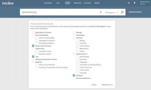 Personalized Relevance Ranking
